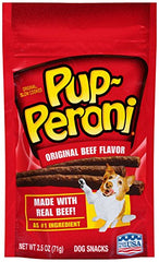 Pup-Peroni premio para perros de res, bocados tiernos para premiar y entrenar.