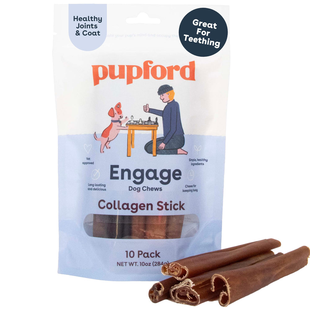 Pupford Palitos de Colágeno – presentación práctica para masticar en casa