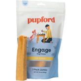 Pupford paquete de tres quesos yak para uso dental en perros