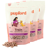 Pupford bocaditos deshidratados de conejo para entrenamiento, fáciles de transportar.