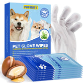 PUPMATE guante de limpieza para perros, limpieza suave del pelaje.