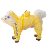 PupMist cobertura-total para perro pequeño protege de la lluvia durante el paseo.