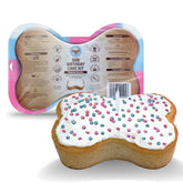Puppy Cake: mezcla para bizcocho lista para hornear, ideal para cumpleaños caninos.