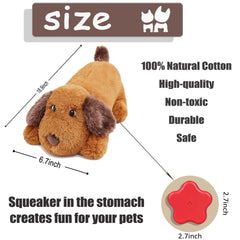 PUPPY KNOW Juguete para jaula con latido realista para entrenamiento tranquilo