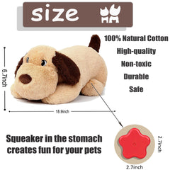 PUPPY KNOW peluche latido confort para perros beige