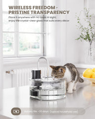 Motor ultra silencioso de Puppyspout para convivencia tranquila con tu gato.