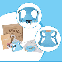 Puppytie arnés XS tejido suave y transpirable cuida la piel del perro.