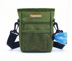 PupSensei bolsa de premios con cierre magnético para entrenamiento sin derrames.