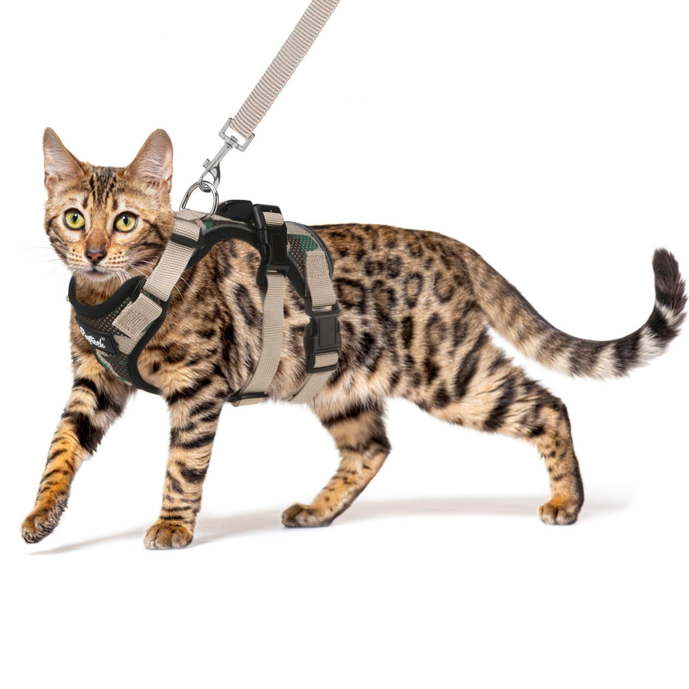 Arnés PUPTECK para gato con diseño transpirable para paseos