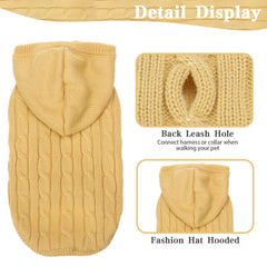PUPTECK suéter de invierno con capucha, detalle de capucha para mayor abrigo.