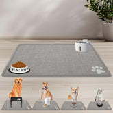 PUPTECK almohadilla absorbente para comida y agua, protege el suelo de derrames.