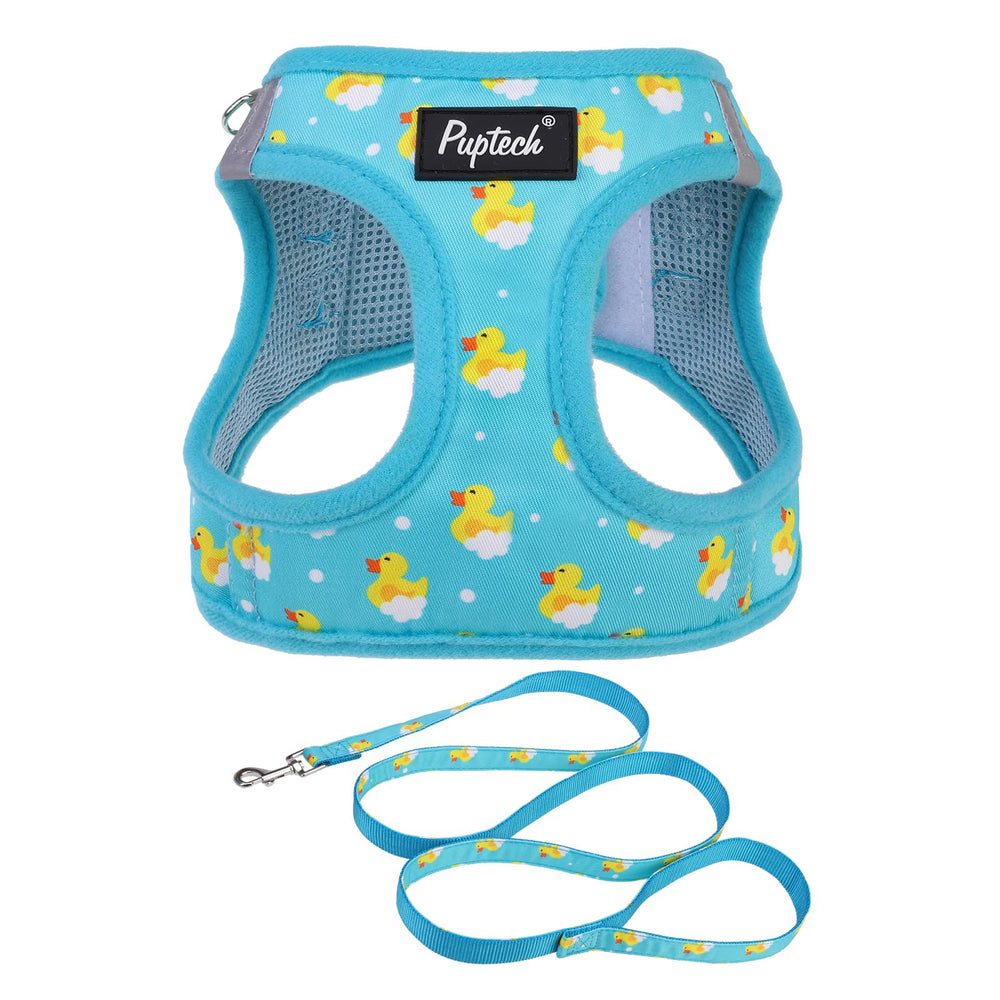 Arnés PUPTECK con malla suave, ligero para paseos cómodos