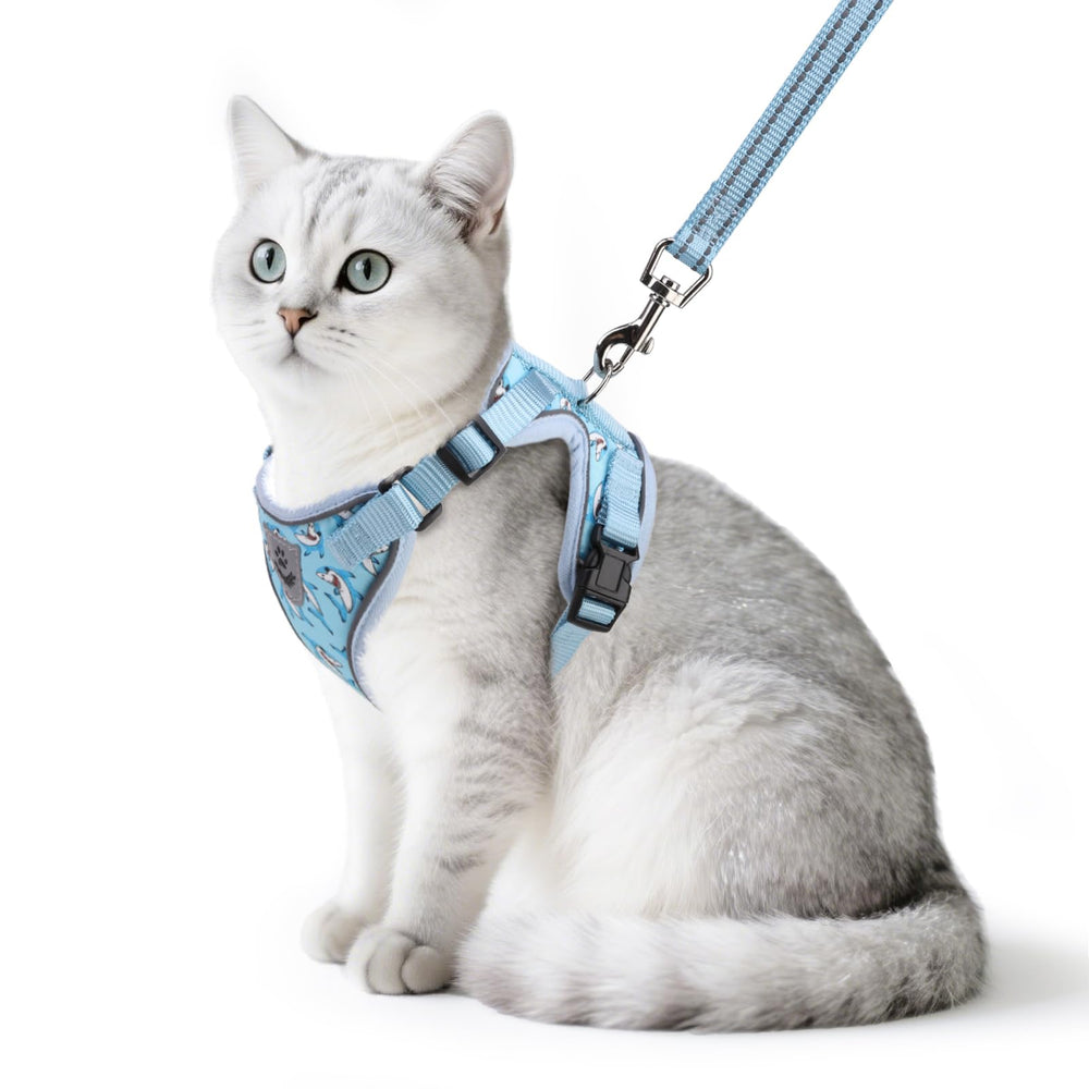 Arnés para gato de PUPTECK con reflectante para mayor visibilidad.