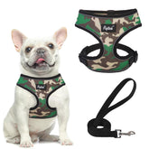 PUPTECK arnés malla suave camuflaje: comodidad para paseos diarios.
