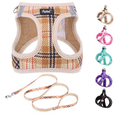 PUPTECK arnés malla suave para perro pequeño, cómodo y liviano para paseos diarios.