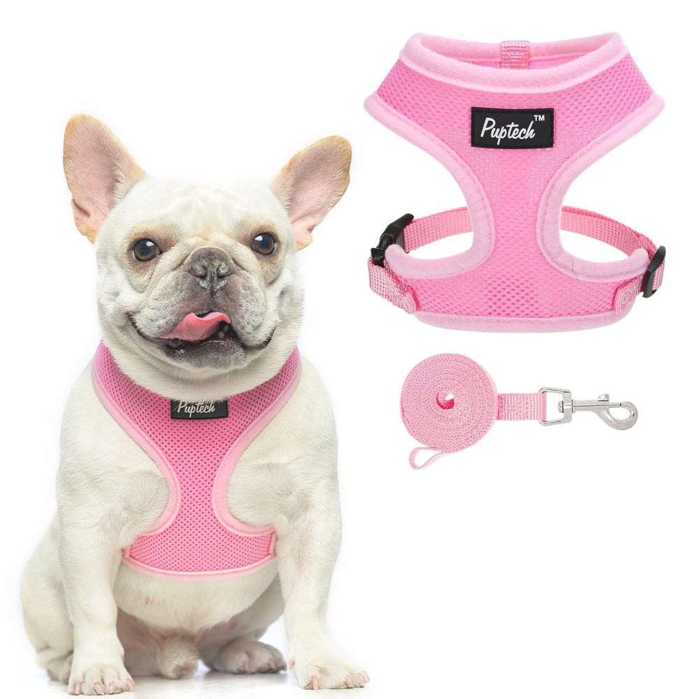 PUPTECK arnés de malla suave para perro, frente, cómodo para paseos diarios.