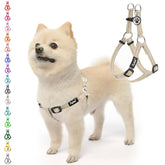 Arnés Pupteck sin tirones beige, colocación fácil para paseos controlados.