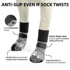 PUPTECK botas antideslizantes para perros protegen las patas en superficies calientes