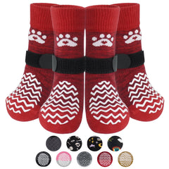 PUPTECK calcetines antideslizantes para la pata frontal, agarre seguro en suelos lisos.