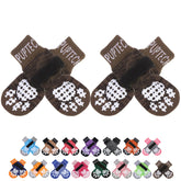 Calcetines antideslizantes de PUPTECK con doble agarre para suelos lisos.