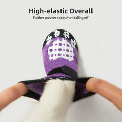 Calcetines PUPTECK para perros protegen patas y muebles de arañazos.