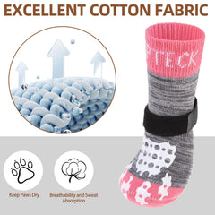 PUPTECK calcetines para perros protegen patas y reducen desgaste en pavimentos.