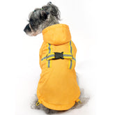 PUPTECK chaqueta de lluvia para perro con capucha mejora visibilidad en lluvia