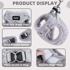 PUPTECK collar y correa coordinados para conjunto elegante y duradero.
