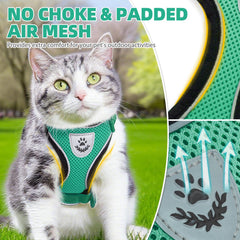 Correa PUPTECK para gatos de 4.9 pies, ideal para libertad controlada.