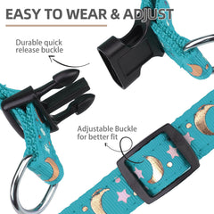 Pupteck Durable nylon harness with wide webbing for lasting comfort