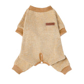 PUPTECK pijama para perro, vista general del conjunto cómodo para casa
