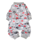PUPTECK pijama para perro suave-frio, mantiene cálida a la mascota