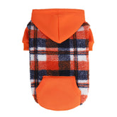 PUPTECK sudadera para perro con capucha y lana, mantiene el calor en paseos