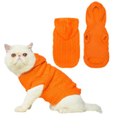 PUPTECK suéter invernal para perros y gatos, enfoque frontal para paseos cómodos