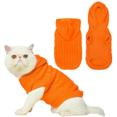 PUPTECK suéter invernal para perros y gatos, enfoque frontal para paseos cómodos