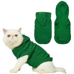 PUPTECK suéter de invierno para perros y gatos, frente, cómodo para uso diario.