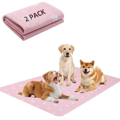 PUPTECK tapete-entrenamiento-perro-rosa: cómodo para entrenar y reducir desbordes en casa