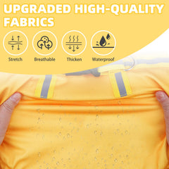 PUPTECK tejido impermeable de doble capa mantiene al perro seco
