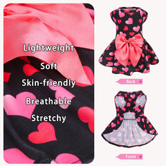 Textura suave del vestido PUPTECK para perro, cómodo para uso diario.