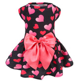 PUPTECK vestido Valentín para perro, frontal vistoso para paseos festivos.