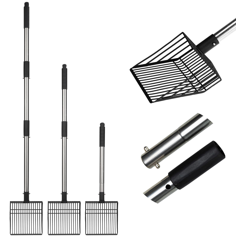 PUPTECK cucharón cribador gato profundo para cribado rápido y limpio
