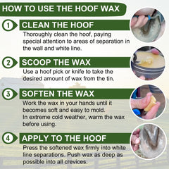 Pure Sole Hoof Wax: sellado de cavidades para evitar humedad en el casco.