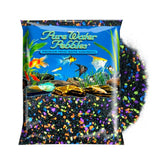 Pure Water Pebbles Lasernite Glo añade brillo vibrante al acuario.