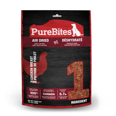 PureBites: pechuga de pollo 100% pura, premio proteico para perros.
