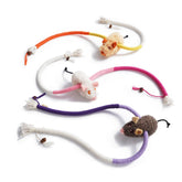 PURETOY ratón con hierba gatera para estimular caza y juego en interiores.