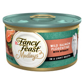 Purina Fancy Feast Medleys Salmón Florentino en lata: trozos tiernos y sabor gourmet para gatos adultos