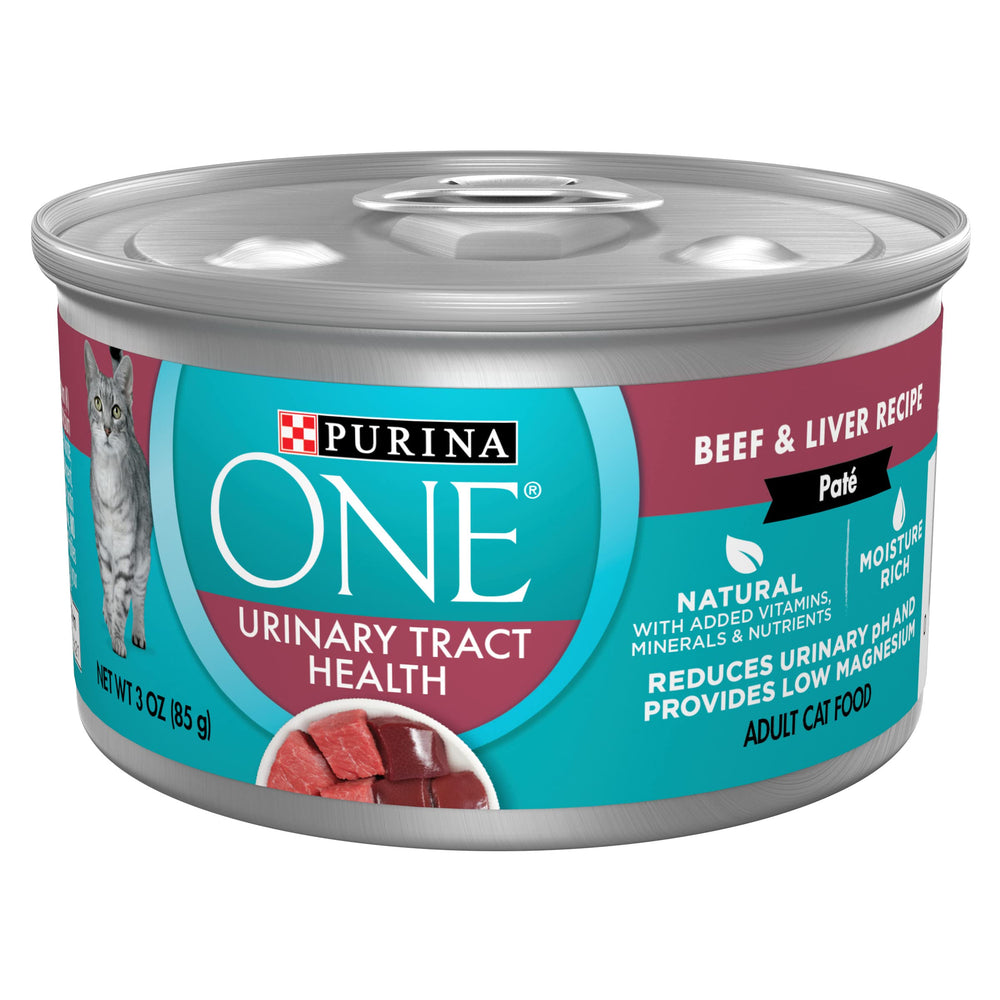 Purina ONE: lata de 3 oz para apoyar la salud urinaria de gatos.