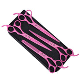 Tijeras rectas Purple Dragon de 7 pulgadas para cortes precisos y limpios.