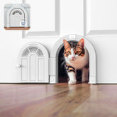 Meow Manor, puerta interior para gatos, privacidad y control de olores
