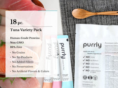 Purrly ingredientes limpios sin colorantes ni conservantes